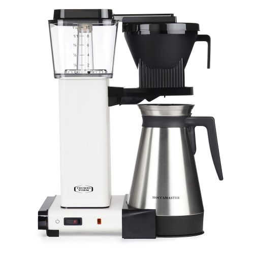  Moccamaster Filter Kaffeemaschine KBGT Thermos, 1.25 Liter, 1450 W, Off-White