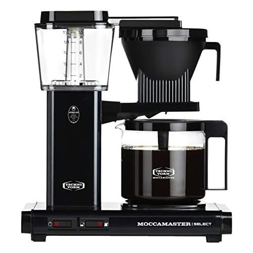  Moccamaster Filter Kaffeemaschine KBG Select, 1.25 Liter, 1520 W, Black