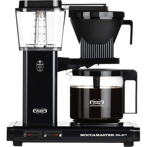  Moccamaster Filter Kaffeemaschine KBG Select, 1.25 Liter, 1520 W, Black