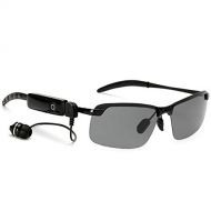 Mocei Sport Cycling Men Sunglasses Stereo Bluetooth Headset Smart Eyeware Glasses Black Frame