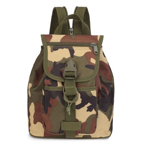  Mochila Military Camo Small Backpacks Drawstring Water Resistant Bags for Womens and Mens 10L