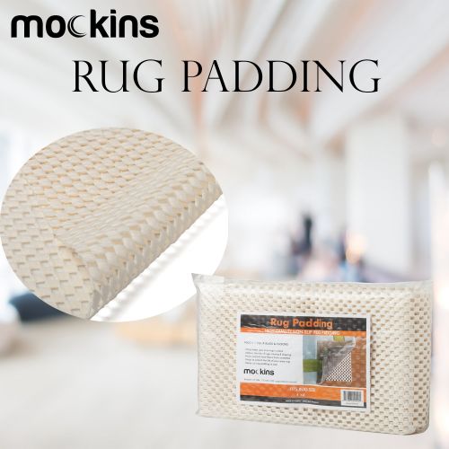  Mockins Premium Grip and Non Slip Rug Pad 5 x 7 ft Area Rug Pad Keeps Your Area Rugs Protected and in Place On Any Hard Floors Or Hard Surfaces …