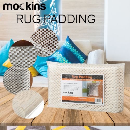  Mockins Premium Grip and Non Slip Rug Pad 5 x 7 ft Area Rug Pad Keeps Your Area Rugs Protected and in Place On Any Hard Floors Or Hard Surfaces …