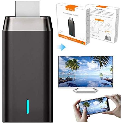  [아마존베스트]Mocoe Wireless Display Adapter Dongle, 5G/2.4G HDMI Display Adapter Receiver, 4K& Dual Band&1080P Wireless WiFi Adapter Miracast Mirroring Screen, for Smartphones Laptops to HDTV Project