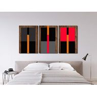 Mod Wood Art 3 Panel Mod Spectra by ModWoodArt - Wood Wall Art, Metal Wall Art, Modern Wall Art, Wall Decor, Modern Painting, Panel Art