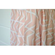 ModFox Crib Blanket Blush Chevron - Crib Blanket - Baby Blanket - Minky Blanket - Blush Baby Blanket - Pale Pink Crib Bedding -Chevron Baby Blanket