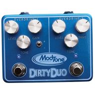 ModTone Guitar Effects MT-DUO Dirty Duo Dual Overdrive and Distortion Guitar Effects Pedal