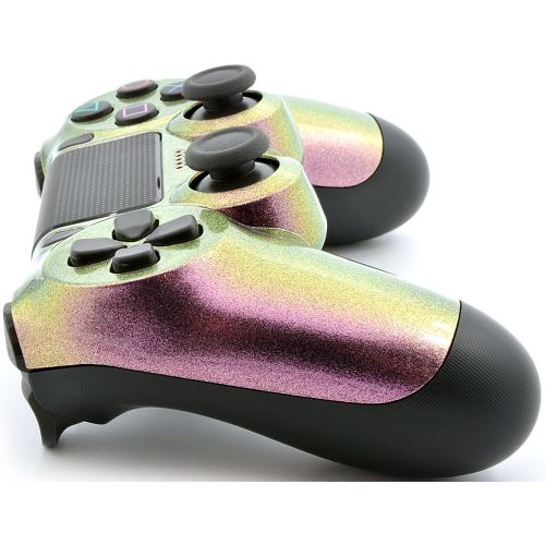  ModdedZone Snow Chameleon Ps4 PRO Rapid Fire Custom Modded Controller 40 Mods for All Major Shooter Games, Auto Aim, Quick Scope, Auto Run, Sniper Breath, Jump Shot, Active Reload & More with