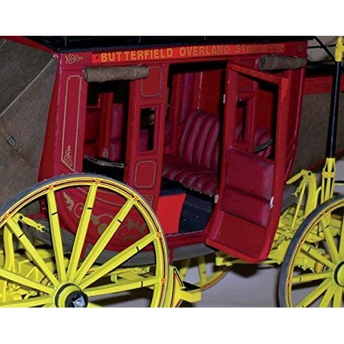  Model Trailways Western Stagecoach Wood & Metal 1:12 Kit - SAVE 44% - Model Expo