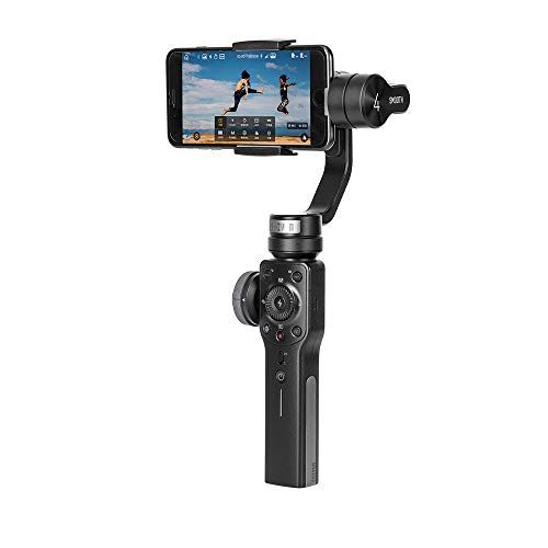  Modenny 4 3-Axis Handheld Smartphone Gimbal Stabilizer for XS XR X 8Plus 8 7Plus 7 Samsung S9 S8 S7 & Action Camera