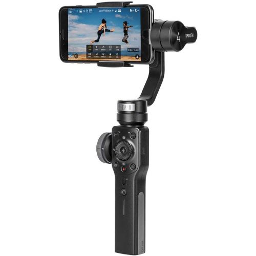  Modenny 4 3-Axis Handheld Smartphone Gimbal Stabilizer for XS XR X 8Plus 8 7Plus 7 Samsung S9 S8 S7 & Action Camera