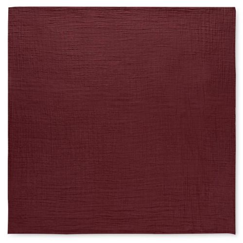  Modern Burlap Organic Cotton Organic Cotton Muslin Swaddle - Maroon