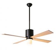 Modern Fan Company Lapa 50 Dark Bronze w Maple Blades 17.5W LED Ceiling Fan with Wall Control