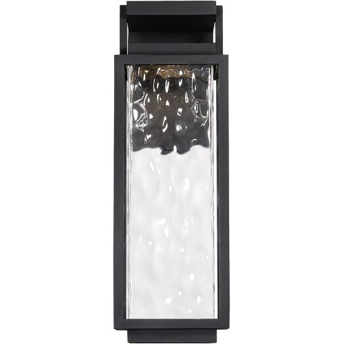  Modern Forms Two if by Sea 18in Indoor or Outdoor Wall Light 3000K in Black