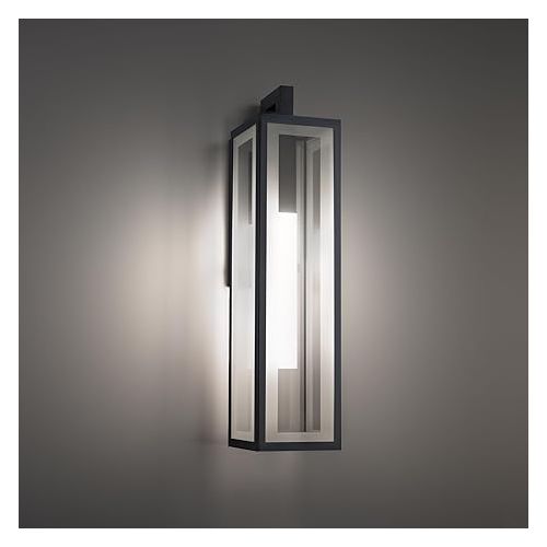  Modern Forms Cambridge 25in LED Indoor or Outdoor Wall Light 3000K in Black