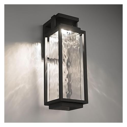  Modern Forms Two if by Sea 25in Indoor or Outdoor Wall Light 3000K in Black