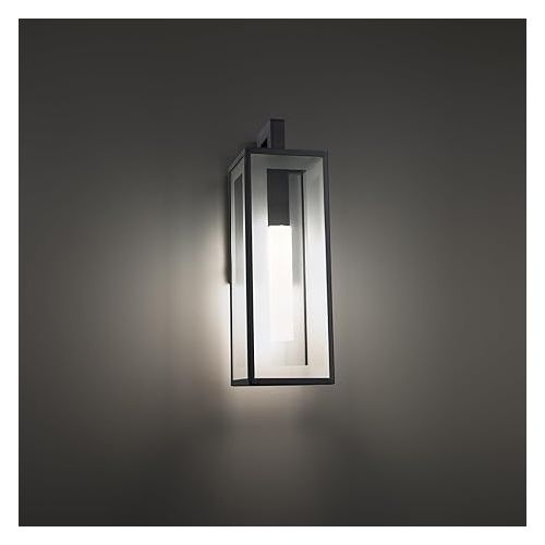  Modern Forms Cambridge 18in LED Indoor or Outdoor Wall Light 3000K in Black