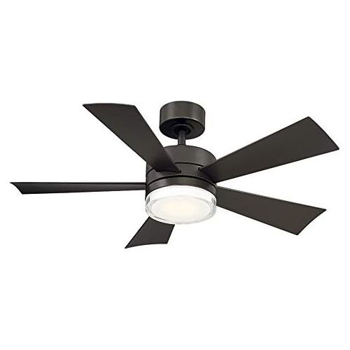  [아마존베스트]Modern Forms Wynd Indoor/Outdoor 5-Blade Smart Ceiling Fan 42in Bronze with 2700K LED Light Kit and Wall Control works with iOS/Android, Alexa, Google Assistant, Samsung SmartThings, and Ecobee