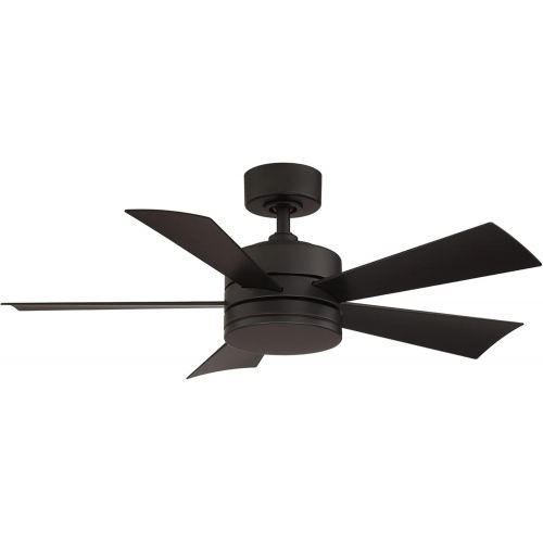  [아마존베스트]Modern Forms Wynd Indoor/Outdoor 5-Blade Smart Ceiling Fan 42in Bronze with 2700K LED Light Kit and Wall Control works with iOS/Android, Alexa, Google Assistant, Samsung SmartThings, and Ecobee