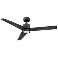 Modern Forms FR-W1809-54L-BZ Lotus 54 Three Blade Indoor/Outdoor Smart Fan with 6-Speed DC Motor and LED Light in Bronze Finish. With IOS/Android App