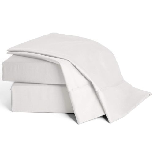  Modern Living Organic Split King Sheet Set, White