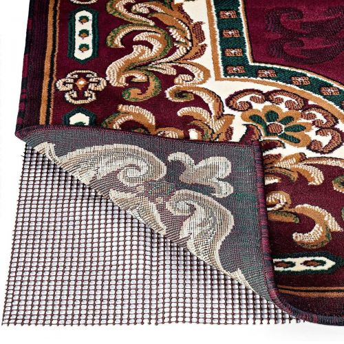  Modern Outlet Runner & Area Rug Pad, Non-Slip Felt & Rubber, Non Skid for Hardwood Floors & Hard Surfaces, Reversible for Rug (9’ X 12’)