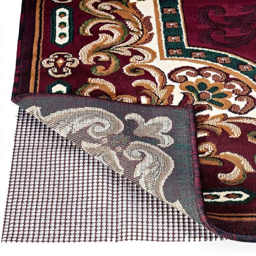  Modern Outlets Anti Slip Rug Pad for Under Area Rugs Carpets Runners Doormats on Wood Hardwood Floors, Non Slip, Washable Padding (9’ X 12’)