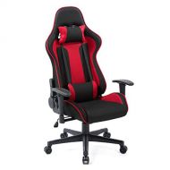 Modern-depo Gaming Chair Racing High-Back Mesh Office Chair | Ergonomic Backrest and Seat Height Adjustment Computer Desk Chair | Executive and Ergonomic Style Swivel Chair with Headrest and L