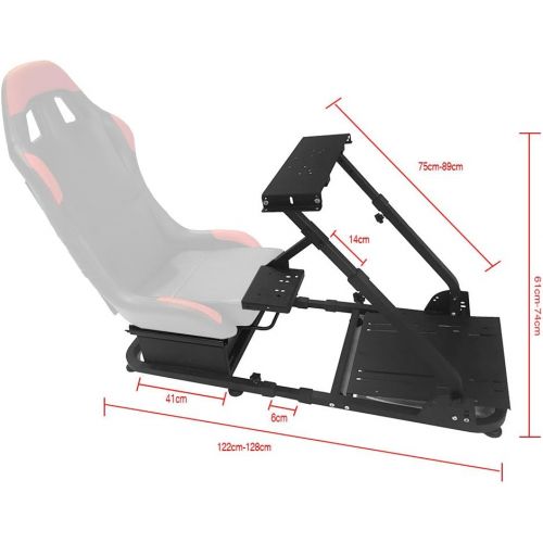  Modern-Depo Racing Simulator Steering Wheel Stand Compatible with Logitech G29 Thrustmaster