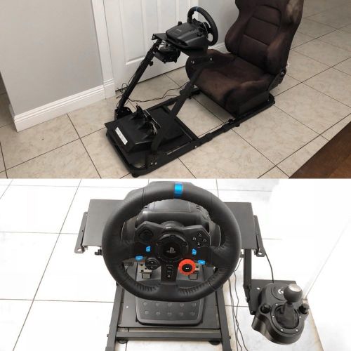  Modern-Depo Racing Simulator Steering Wheel Stand Compatible with Logitech G29 Thrustmaster
