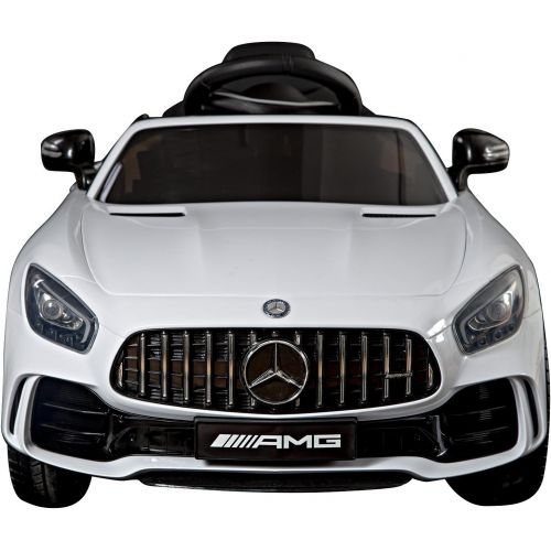  Modern-depo Mercedes Benz AMG GTR Electric Ride On Car With Remote Control For Kids | 12V Power Battery Official Licensed Kid Car To Drive With 2.4G Radio Parental Control Opening Doors Red