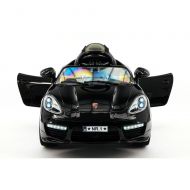 Moderno Kids Kiddie Roadster 12V Kids Electric Ride-On Car with R/C Parental Remote - Black