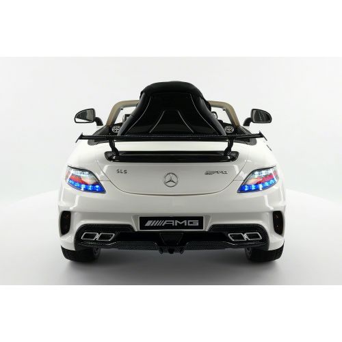  Moderno Kids Mercedes SLS AMG Final Edition 12V Kids Ride-On Car with Parental Remote | White
