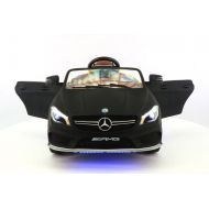 Moderno Kids Mercedes CLA45 12V Kids Ride-On Car with RC Parental Remote | Matt Black