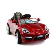 Moderno Kids 2018 Kiddie Roadster 12V Battery Powered Led Wheels Kids Electric Ride-On Car with RC Parental Remote | Cherry Red