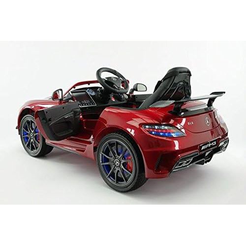  Moderno Kids LICENSED MERCEDES SLS AMG FINAL EDITION 12V Kids Ride-On Car MP3+MP4 Color LCD Battery Powered RC Parental Remote + 5 Point Safety Harness (Limited Edition)