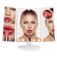 Modish Home Decor Lighted Makeup Mirror, 21 LED Vanity Mirror With Lights, Cosmetic Light Up Mirror,...