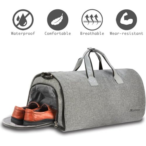  [아마존핫딜][아마존 핫딜] Amazon.com | Convertible Garment Bag with Shoulder Strap, Modoker Carry on Garment Duffel Bag for Men Women - 2 in 1 Hanging Suitcase Suit Travel Bags | Garment Bags