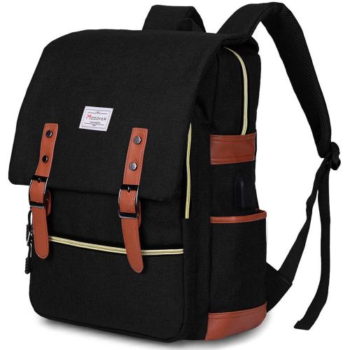  [아마존베스트]Modoker Vintage Laptop Backpack for Women Men,School College Backpack