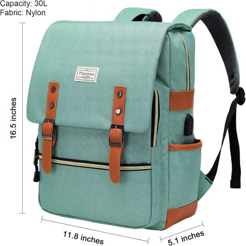  [아마존베스트]Modoker Vintage Laptop Backpack for Women Men,School College Backpack