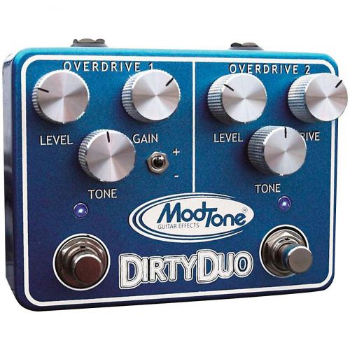  Modtone},description:A pro quality dual channel overdrive that delivers a full spectrum of tones. From subtle to extreme, the Dirty Duo allows you to use one, two or both channels