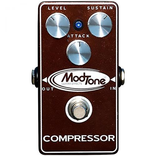  Modtone},description:The ModTone MT-CR Compressor provides smooth sustain without any degradation to your original signal and reduces louder signals while boosting lower ones. Feat