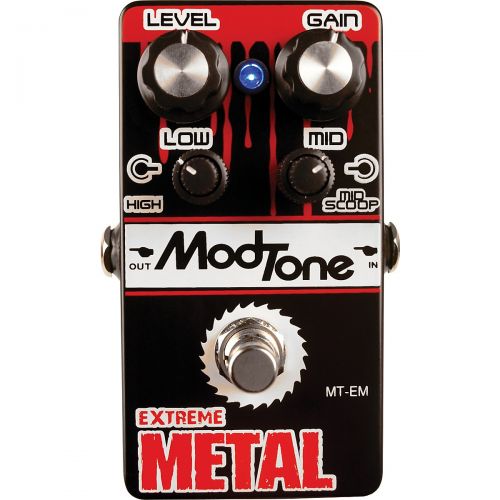  Modtone},description:The ModTone MT-EM Extreme Metal pedal is a true-bypass boutique-style effect pedal that delivers insane gain levels that go from subtle to over the top. The sp