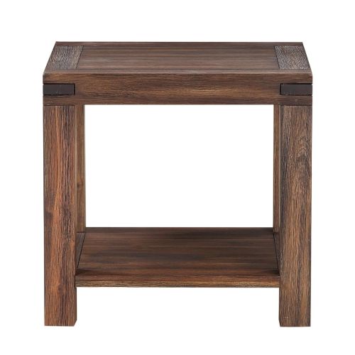  Modus Furniture 3F4121 Meadow Coffee Table, Brick Brown