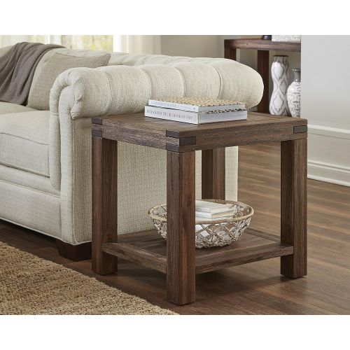  Modus Furniture 3F4121 Meadow Coffee Table, Brick Brown