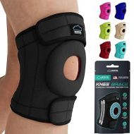 MODVEL ELITE Knee Brace for Women & Men with Side Stabilizers, Patella Gel Pads Brace for Meniscus Tear for Maximum Knee Pain Support - ACL Knee Braces for Running, Workout, Arthritis & Joint Recovery