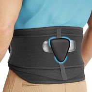 Modvel Back Braces for Lower Back Pain Relief with 6 Stays, Breathable Back Support Belt for Men/Women for work, Anti-skid lumbar support belt with 16-hole Mesh for sciatica (S)