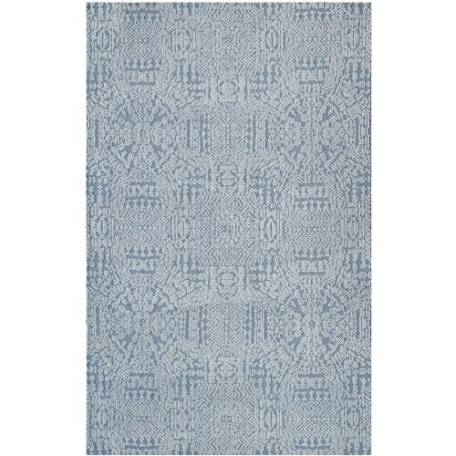  Modway R-1018A-810 Javiera Contemporary Moroccan Area Rug, 8X10, Ivory Light Blue
