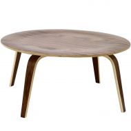 Modway Plywood Coffee Table in Walnut