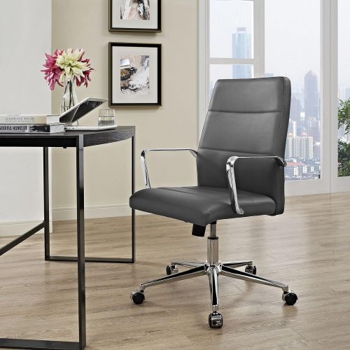  Modway Stride Mid Back Office Chair, Gray